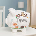 Hand Painted Personalized Classic Piggy Bank 2.0 - MyBambino.com