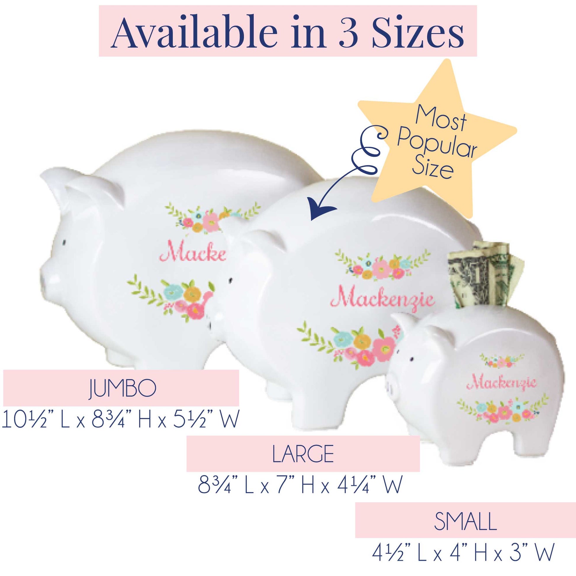 Personalized Piggy Bank - Mermaid - MyBambino.com