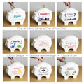 Personalized Piggy Bank - Pink Ladybugs - MyBambino.com