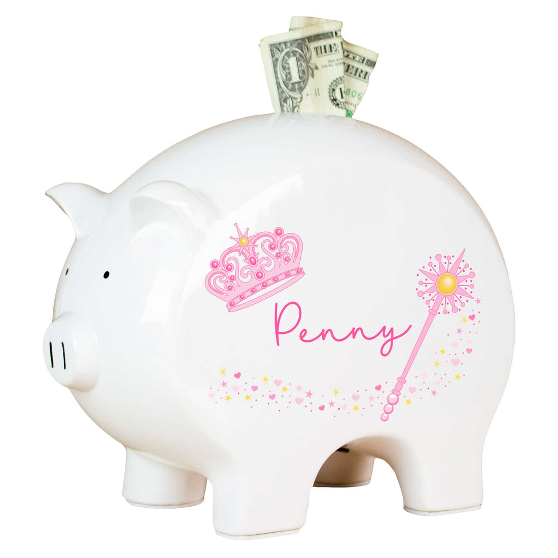 Personalized Piggy Bank - Magical Princess - MyBambino.com