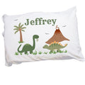 Personalized Green Dinosaur Pillowcase - MyBambino.com