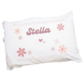 Personalized Girl's Mauve Daisy Pillowcase - MyBambino.com