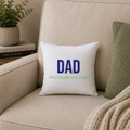 Personalized Father's Day Throw Pillow - MyBambino.com