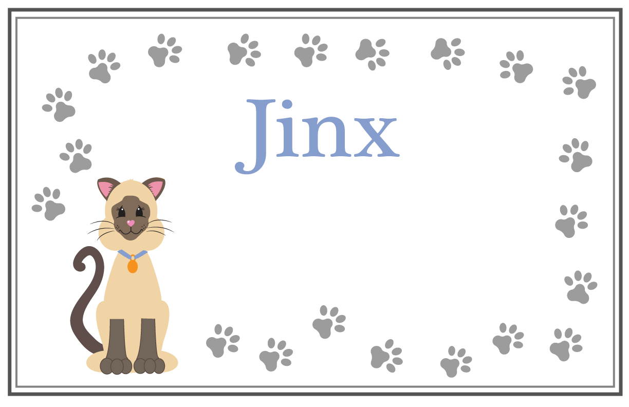 Personalized Placemat - Pet Breed Designs - MyBambino.com