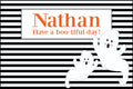 Personalized Child's Placemat - Halloween Ghost - MyBambino.com