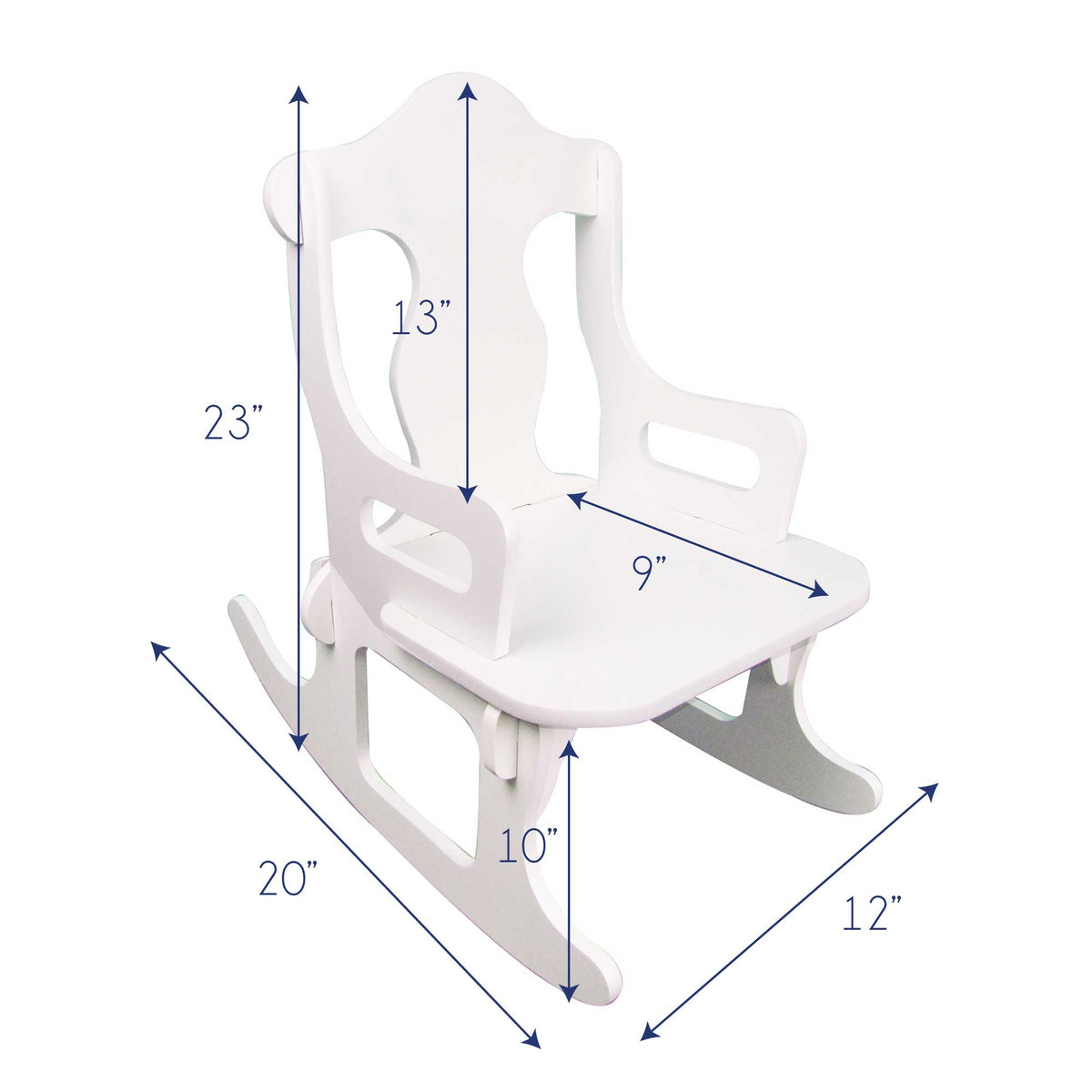 Personalized Pink Bow Puzzle Rocker - MyBambino.com