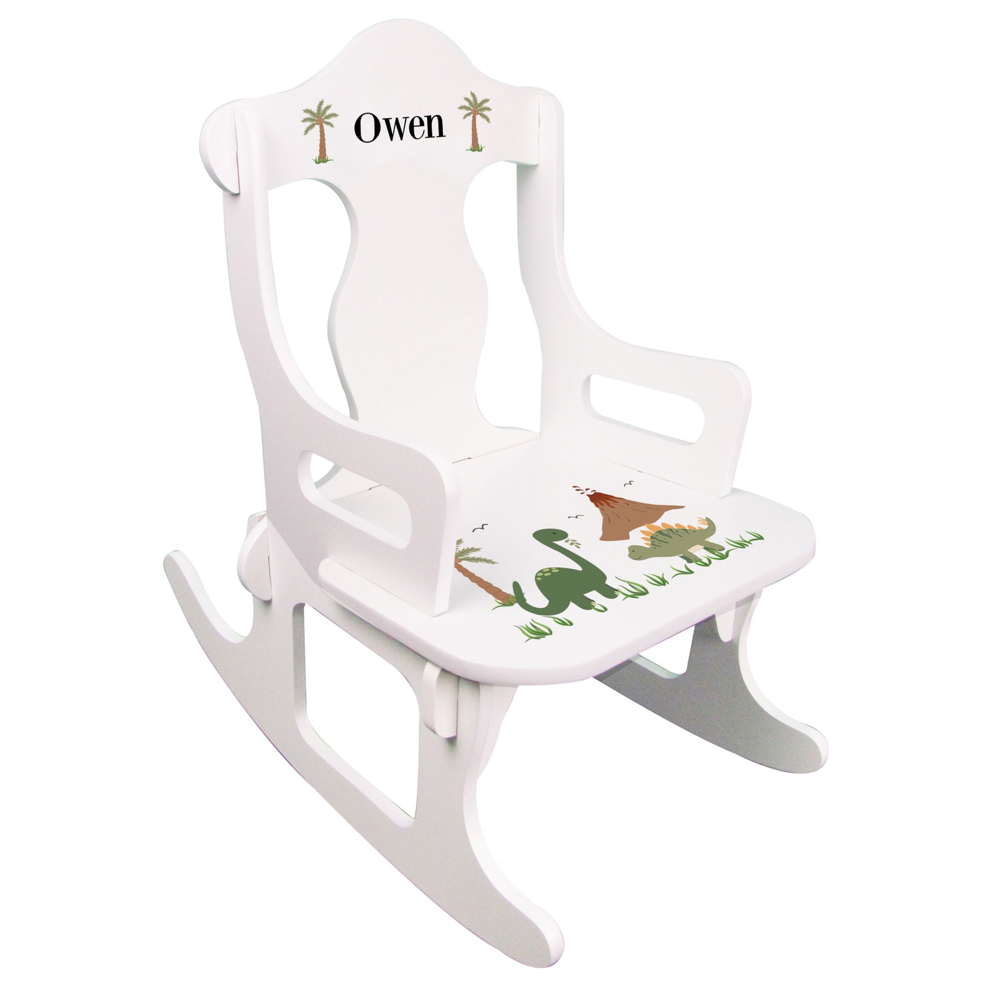 Green Dinosaur Puzzle Rocker - MyBambino.com
