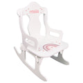Personalized Mauve Rainbow Puzzle Rocker - MyBambino.com