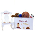 Personalized Rock N Play Gift Set - Wild West