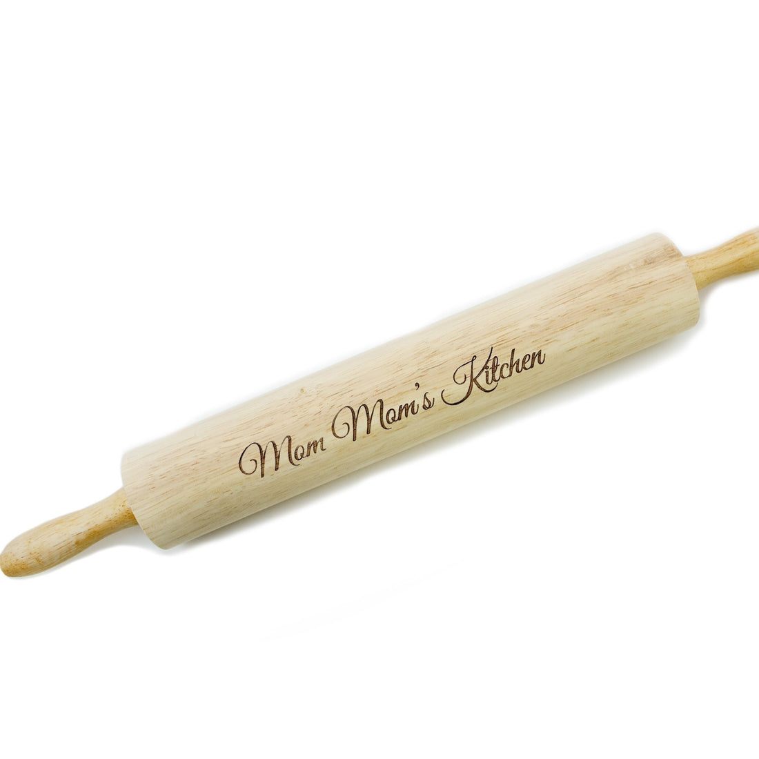Personalized Rolling Pin Wood Engraved 15"