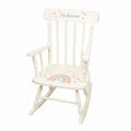 Personalized Child's Wood Spindle Rocking Chair 2.0 - MyBambino.com