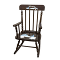 Child's Arctic Animal Spindle Rocking Chair - Espresso - MyBambino.com