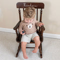 Personalized Child's Wood Spindle Rocking Chair 2.0 - MyBambino.com