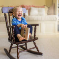Name Only Espresso Spindle Rocking Chair - MyBambino.com