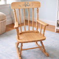 Personalized Child's Wood Spindle Rocking Chair 2.0 - MyBambino.com