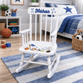 Personalized Child's Wood Spindle Rocking Chair 2.0 - MyBambino.com
