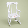 Personalized Child's Wood Spindle Rocking Chair 2.0 - MyBambino.com