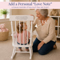 Personalized Child's Wood Spindle Rocking Chair 2.0 - MyBambino.com