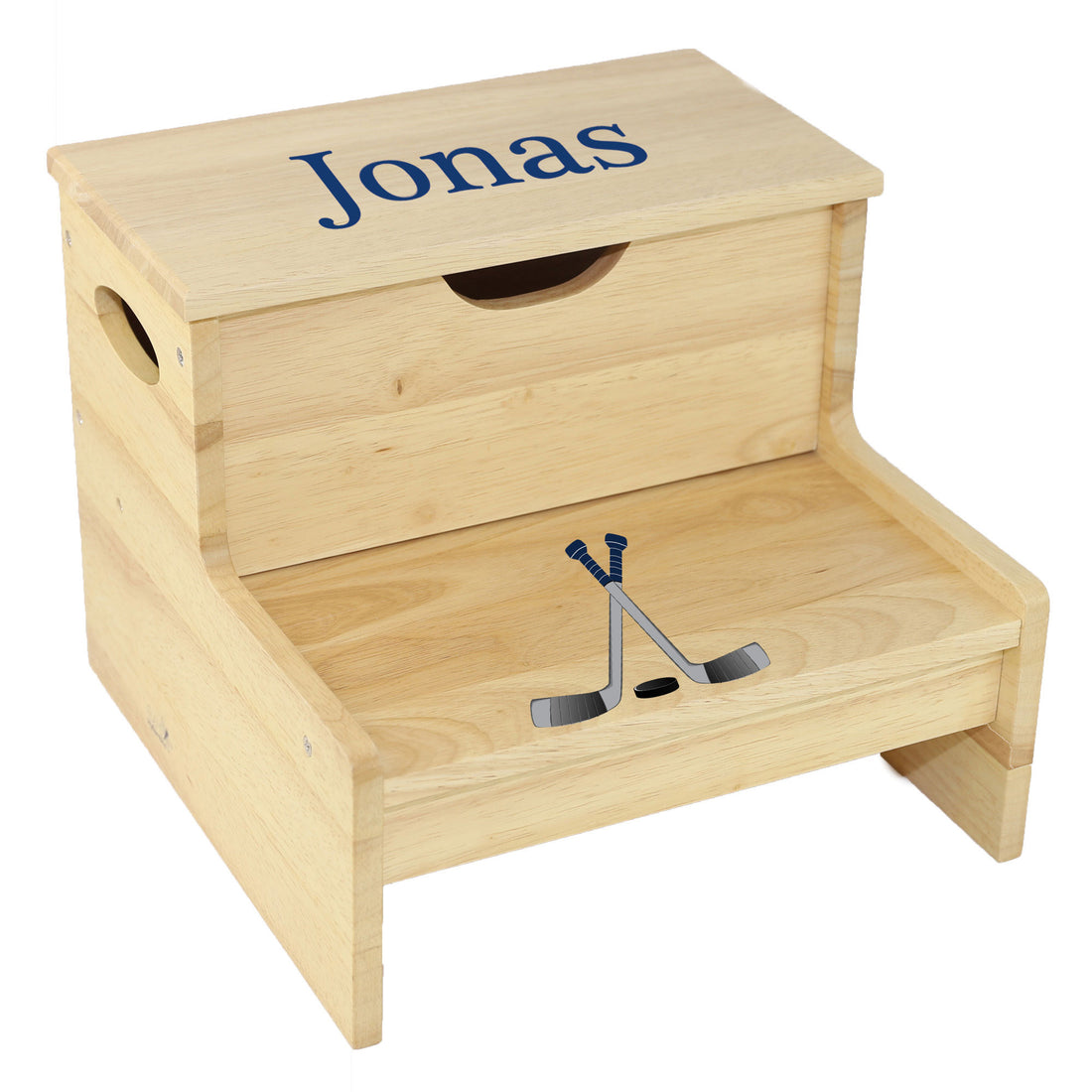 Wood Storage Stool - Ice Hockey - MyBambino.com