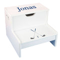 Golf White Storage Step Stool - MyBambino.com