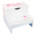 Magical Princess White Storage Step Stool - MyBambino.com