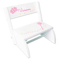 Personalized Magical Princess White Flip Stool - MyBambino.com