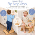 Personalized Child's Flip Step Stool 2.0 - MyBambino.com