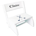 Personalized Field Hockey White Flip Stool - MyBambino.com