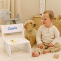 Personalized Child's Flip Stool - Pet Breed - MyBambino.com