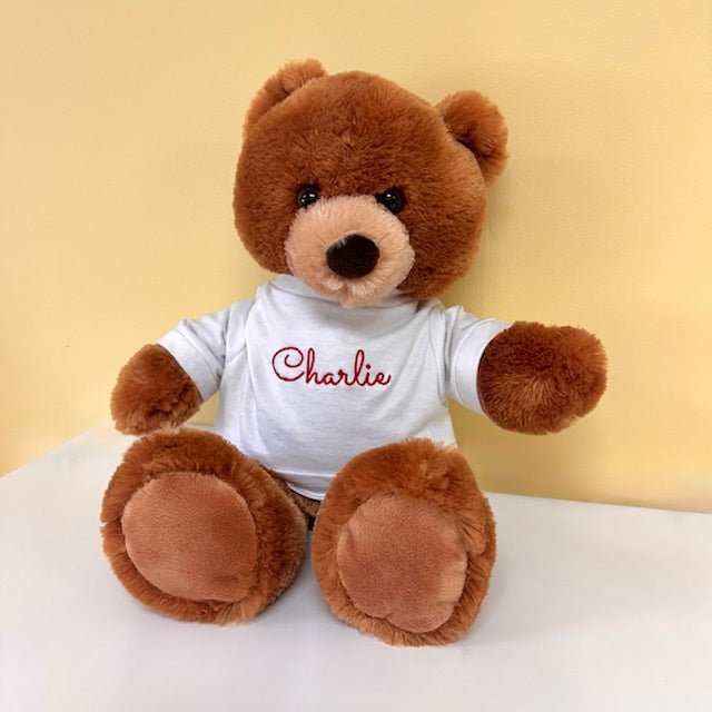 Personalized Embroidered Plush Teddy Bear - MyBambino.com