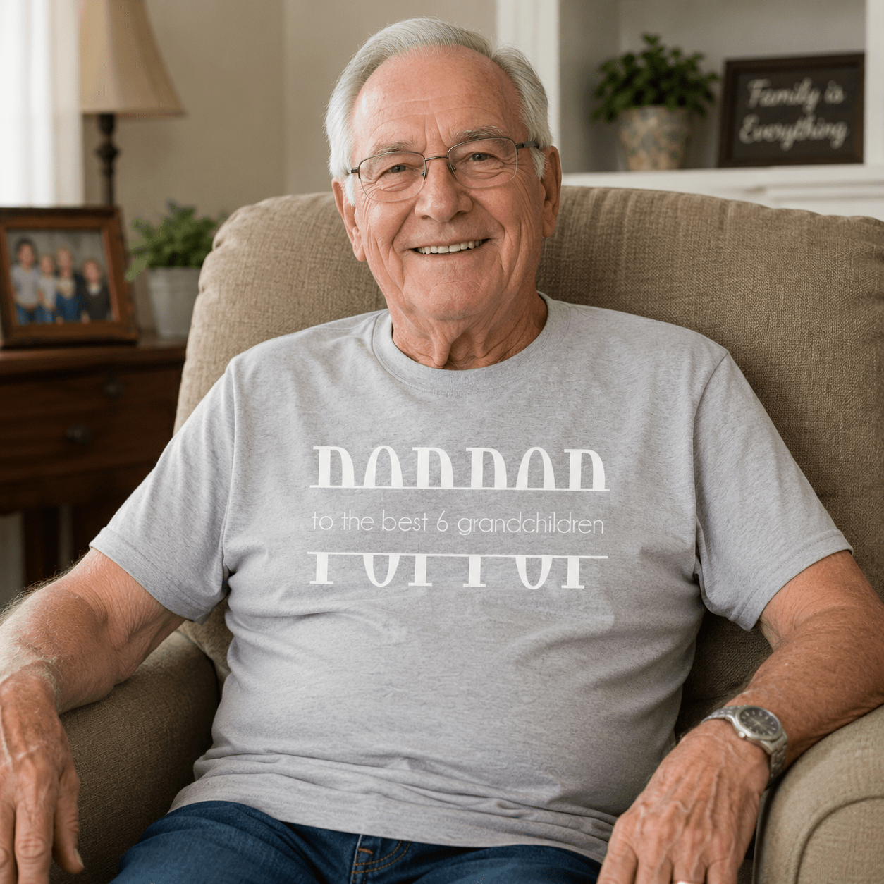 Father's Day Custom Shirts - Split Monogram - MyBambino.com