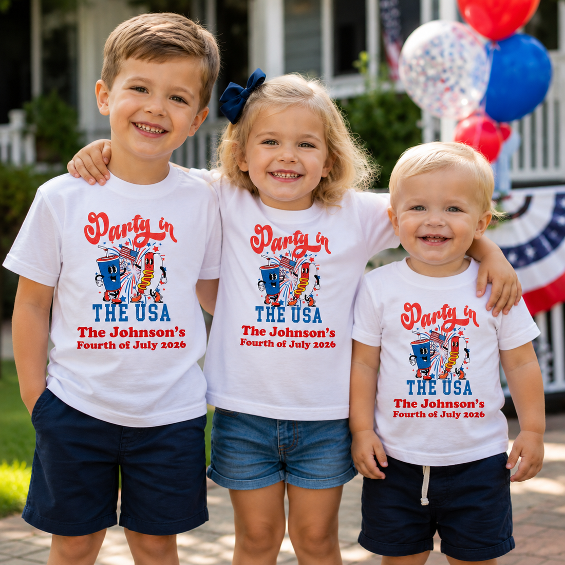 Personalized Fourth of July Children's Shirts 2.0 - MyBambino.com
