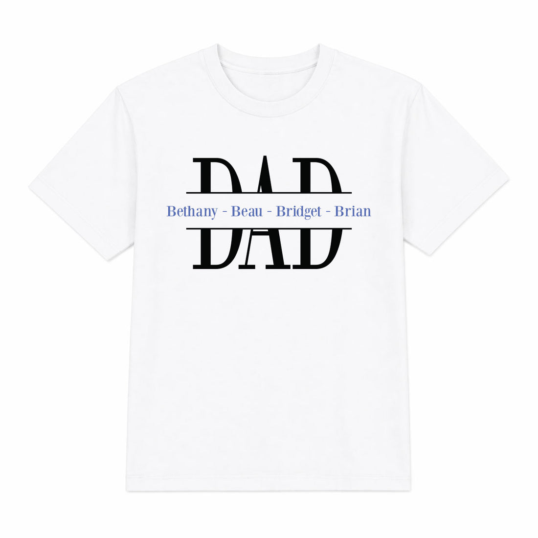 Father's Day Custom Apparel - Split Monogram - MyBambino.com
