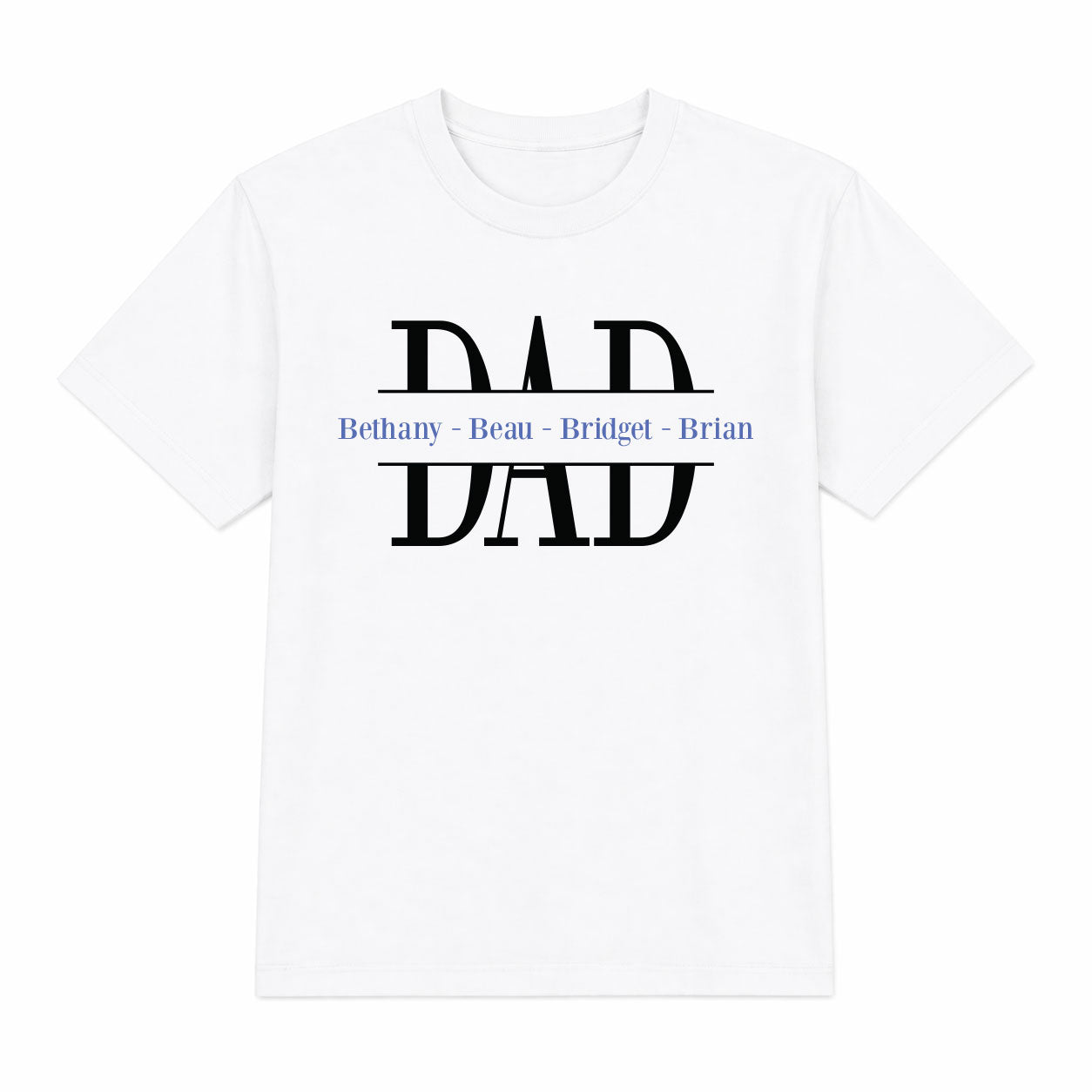 Father's Day Custom Apparel - Split Monogram - MyBambino.com