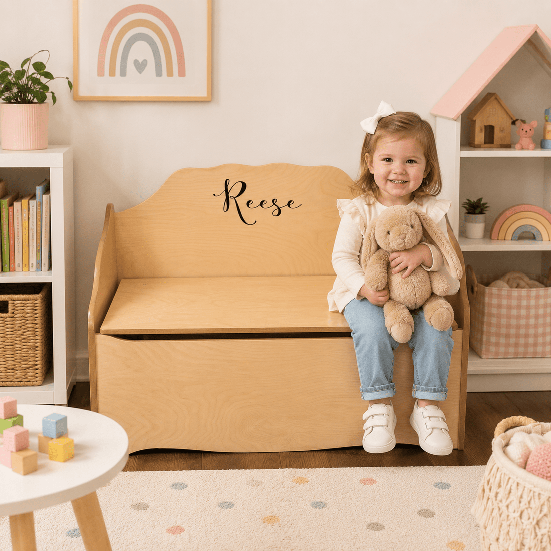 Custom Toy Chest - Just Name 2.0 - MyBambino.com