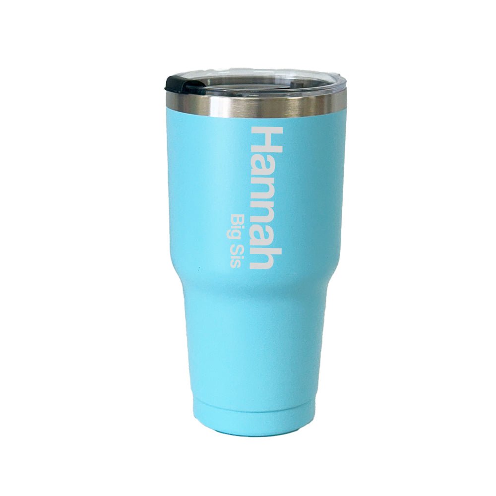 Custom Engraved Stainless Steel Thermal Tumbler - 30 oz - MyBambino.com