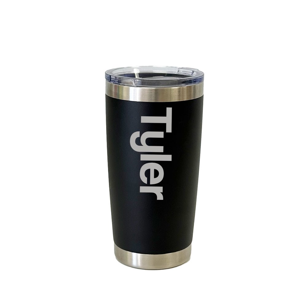 Custom Engraved Stainless Steel Thermal Tumbler - 20 oz - MyBambino.com