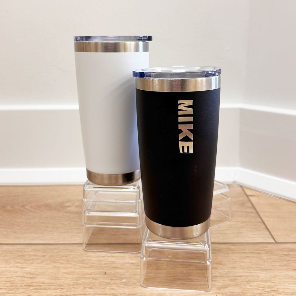 Custom Engraved Stainless Steel Thermal Tumbler - 20 oz - MyBambino.com