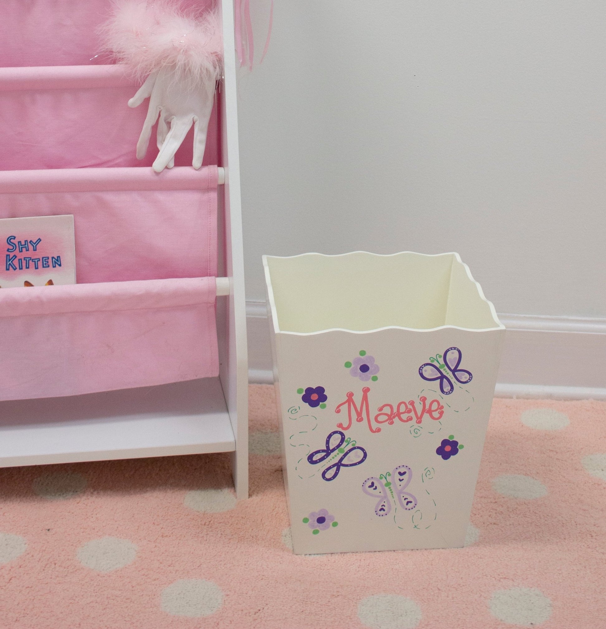 Hand Painted Wastebasket - MyBambino.com