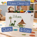 Open Top Toy Box - Pink Owl - MyBambino.com