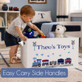 White Open Top Toy Box - Name Only - MyBambino.com