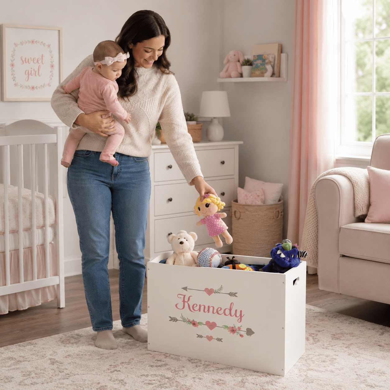 Personalized Open Top Toy Box 2.0 - MyBambino.com