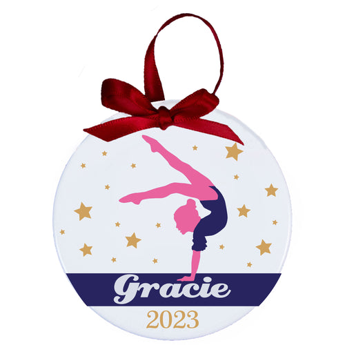 Personalized Gymnastic Ornament