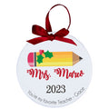 Personalized Pencil Teacher Ornament - MyBambino.com