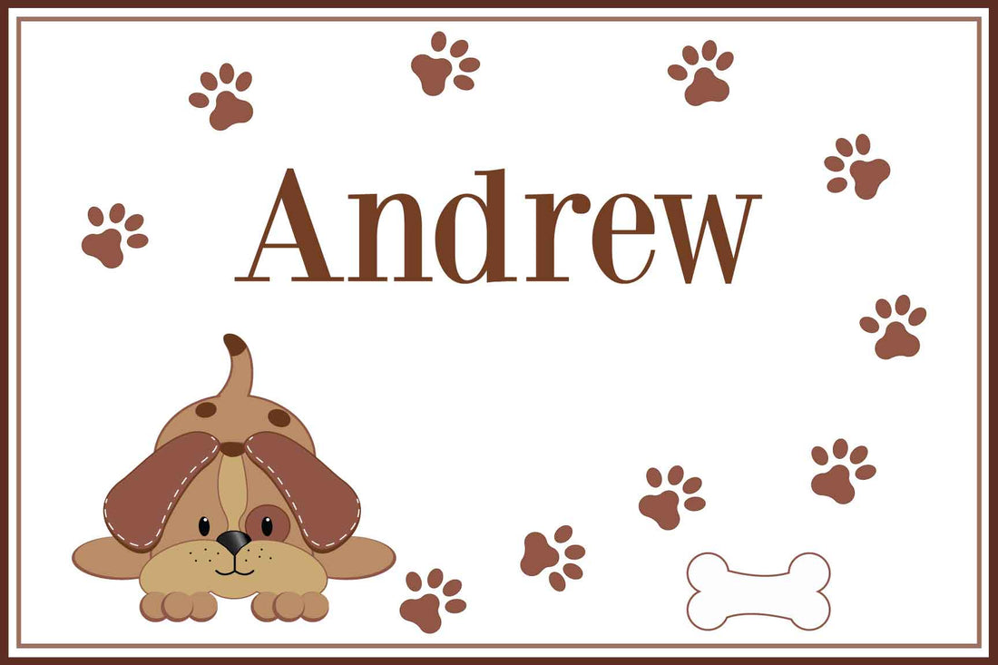 Personalized Child's Placemat - Pet Breed Designs - MyBambino.com
