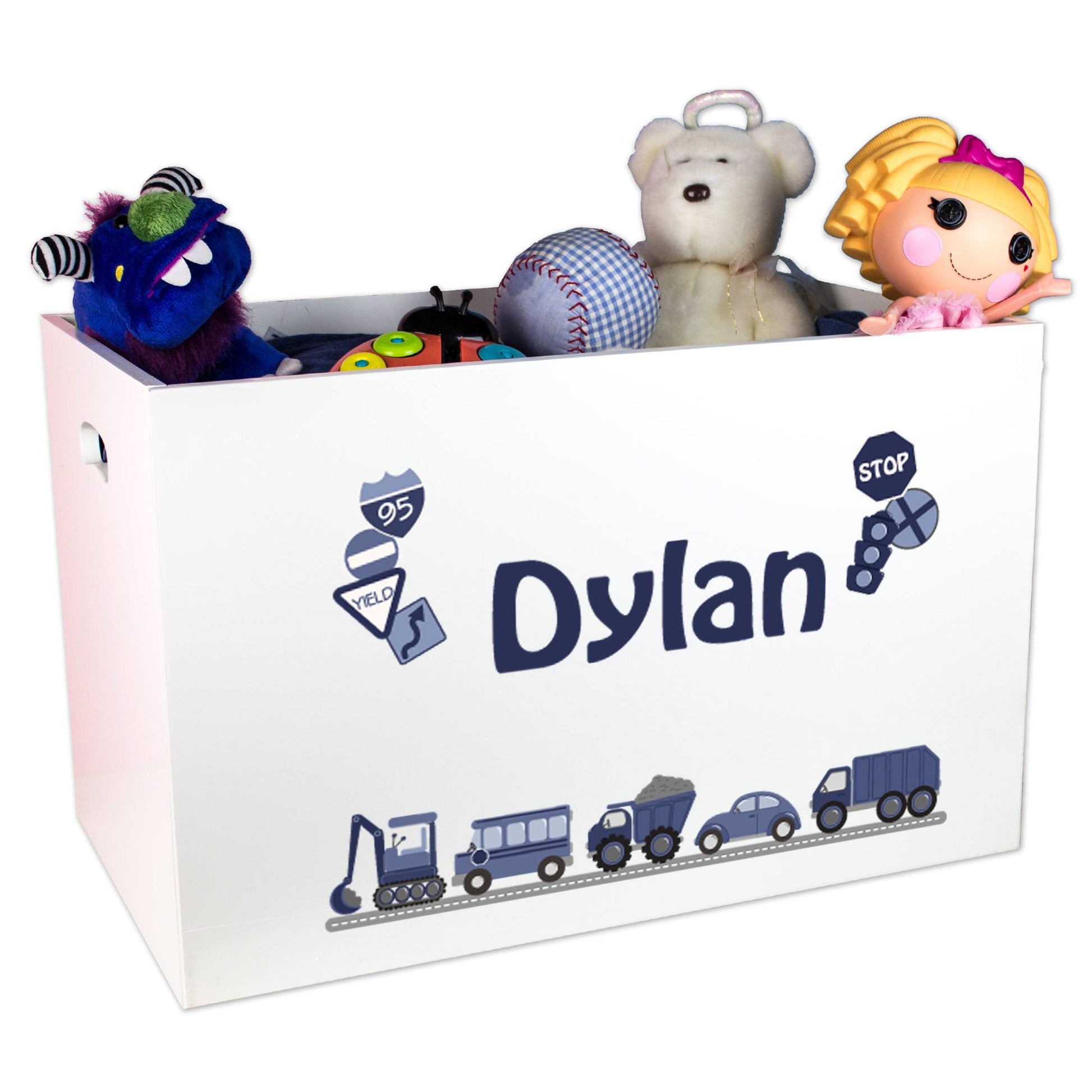 Open Top Toy Box - Transportation