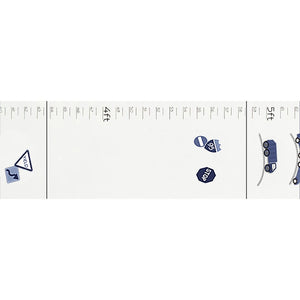 Personalized Transportation White Growth Chart