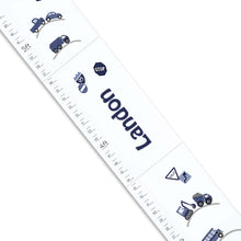 Personalized Transportation White Growth Chart