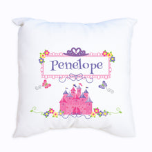 Personalized Princess Castle Throw Pillowcase