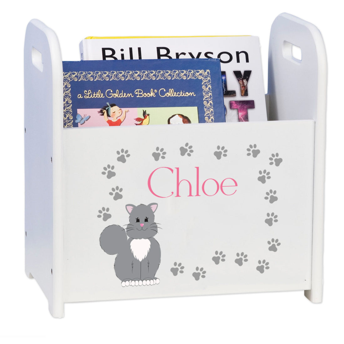 Kitty Cat Breed Book Caddy - Cat's Toy Box